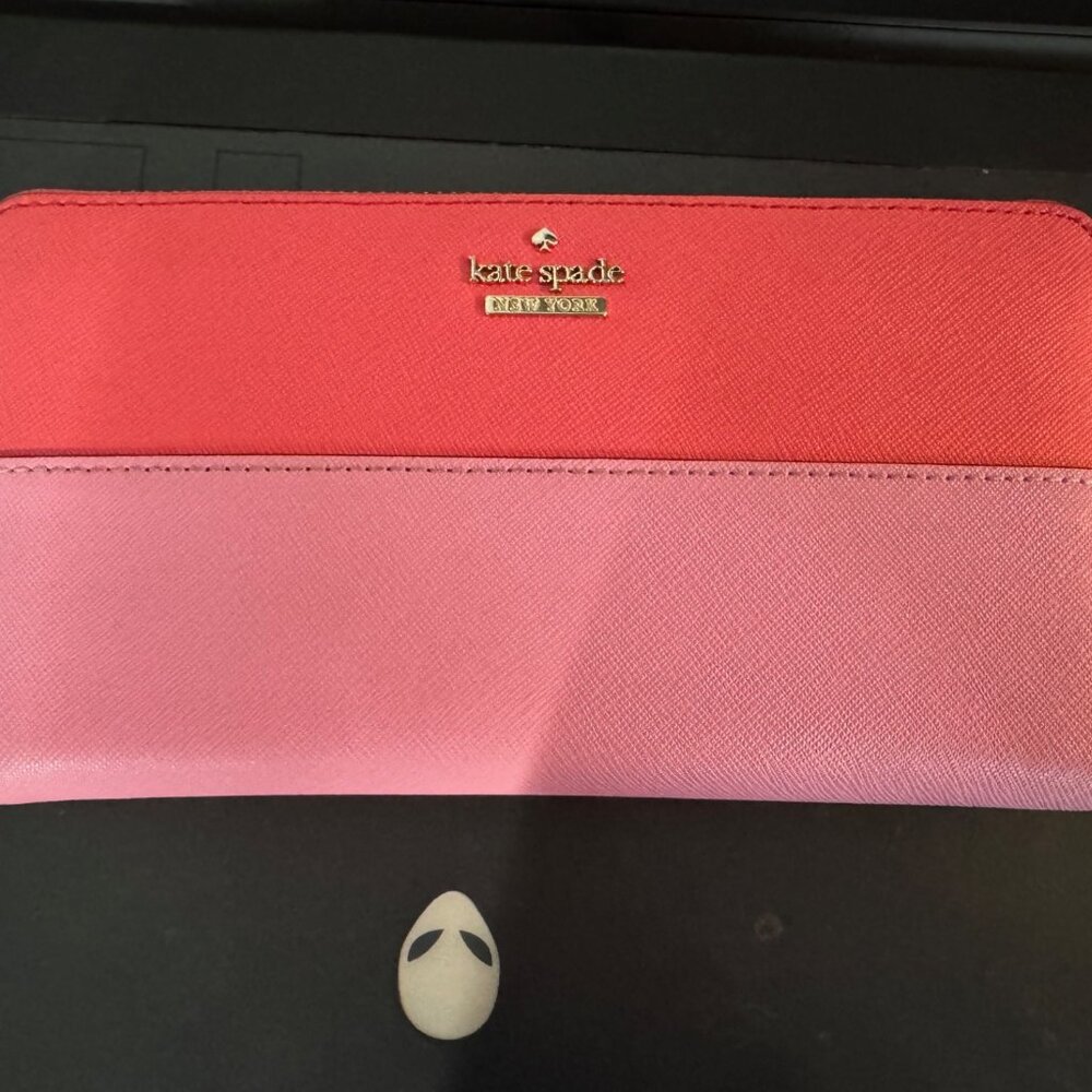 Kate Spade New York Colorblock Zip Around Wallet
